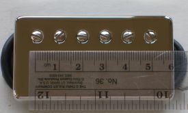A standard Lollar Imperial humbucker has a pole spacing of 50mm