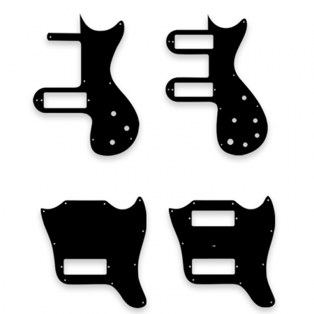 thumbnail image 2 of For Fit Gibson SG 61 Reissue Style Guitar Pickguard 3 Ply Black 2 of 10