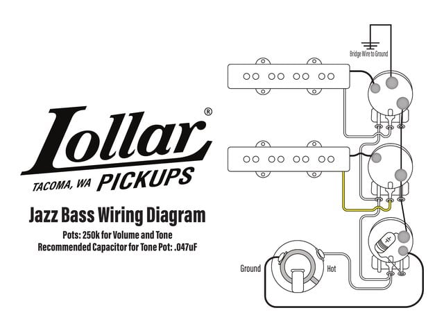 Jazz Bass wiring diagram