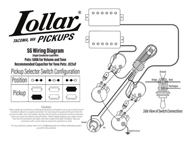 SG Single-conductor wiring diagram