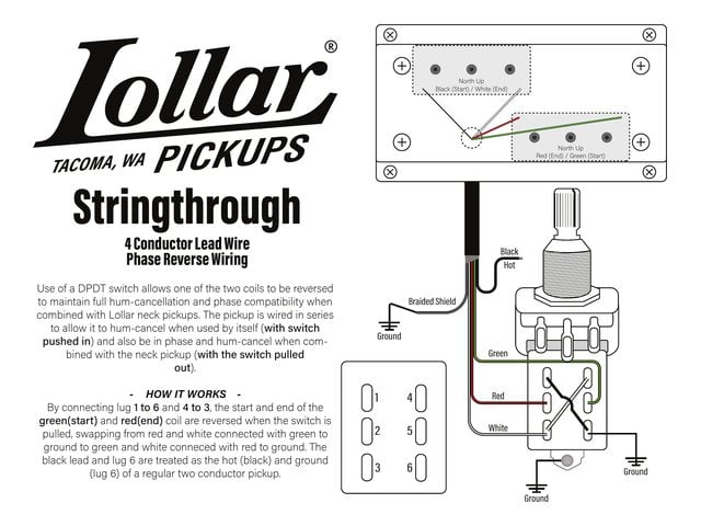 String-Through Steel 4-conductor phase reverse wiring diagram